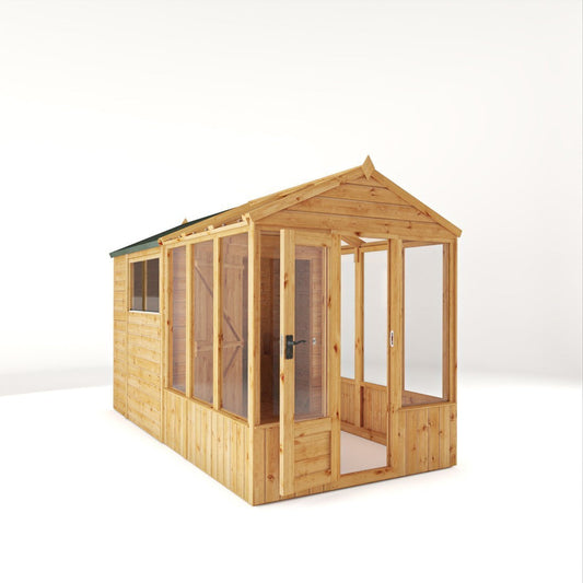 12 x 6 Woodsman Combi Greenhouse Shed - Styrene