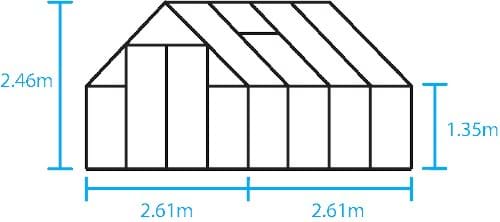 Halls Qube+ 88 Black Greenhouse
