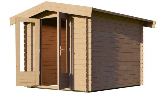 Apex 2.5m x 2.5m Log Cabin