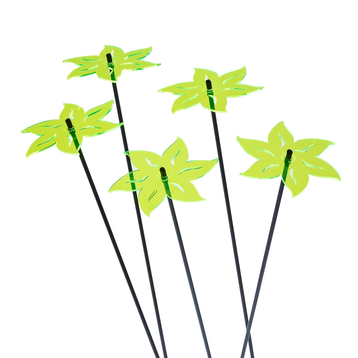 Large Garden Décor Ornaments Set of 5 'Lotus'