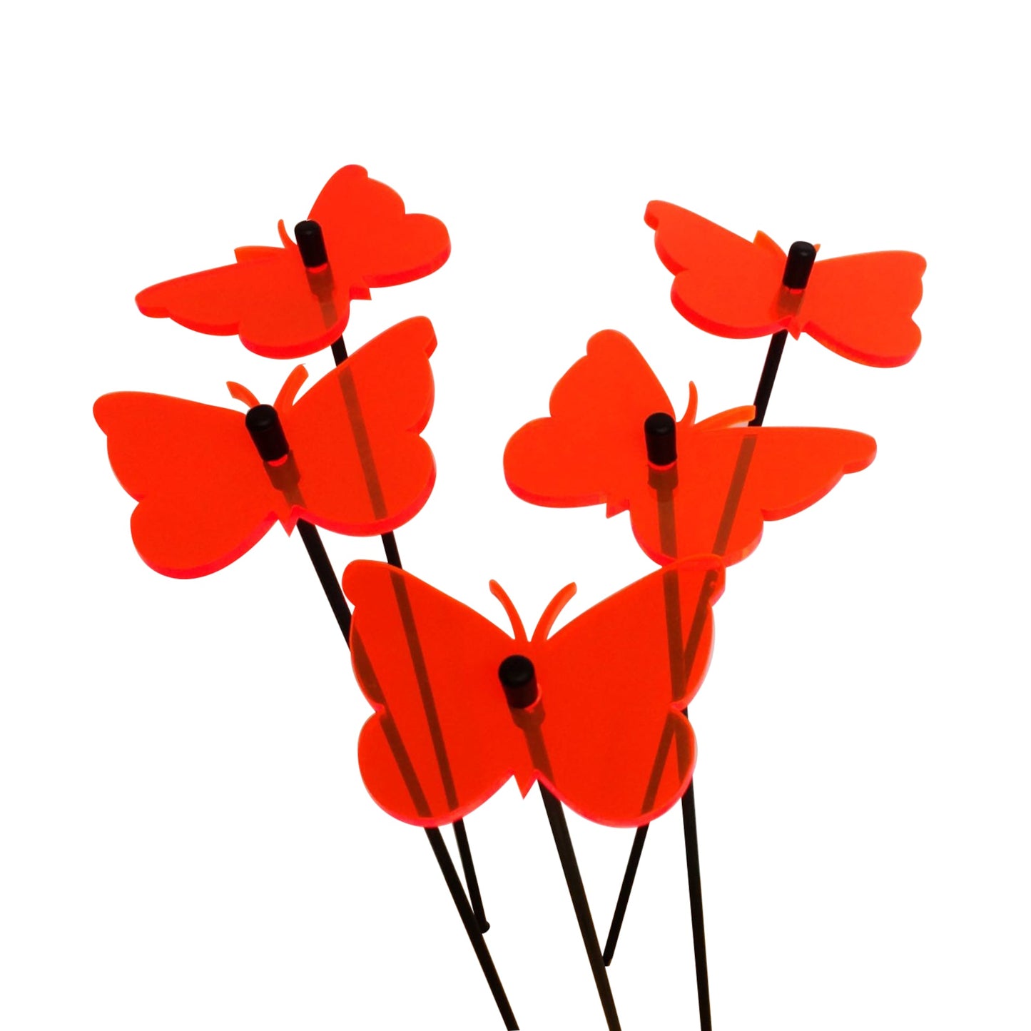 Small Garden Décor Ornaments Set of 5 'Gatekeeper Butterfly'