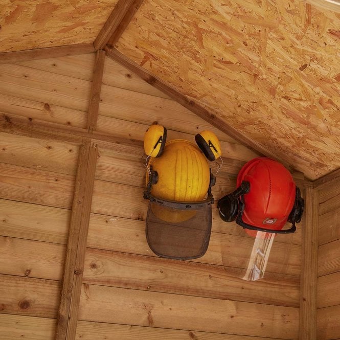 Rowlinson 6' x 4' Premier Shiplap Windowless Double Door Apex Shed