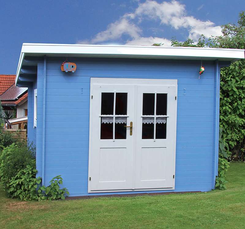 Zuluna Pent Roof Log Cabin - 28mm 3x2.4m