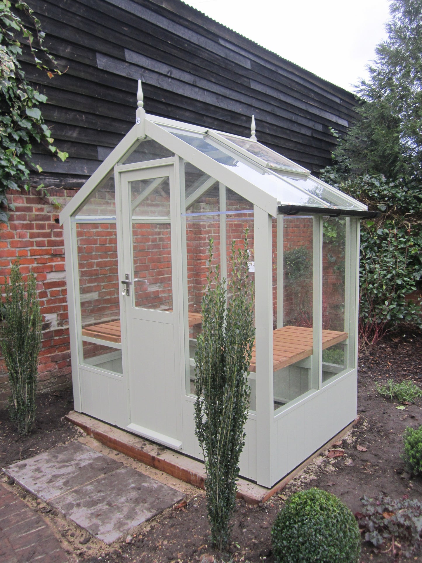 Kingfisher Wooden Greenhouse 6'8x4'3