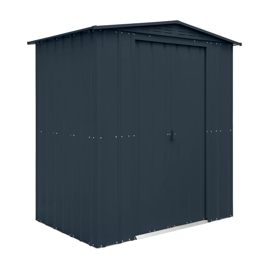 6 x 4 Globel Apex Metal Shed - Green or Grey