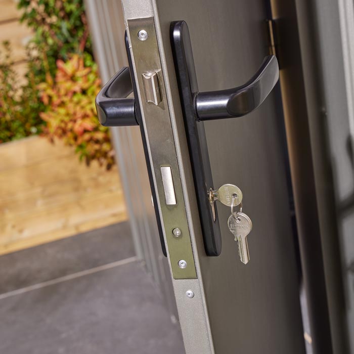 Rowlinson Brentvale Premium Metal Apex Shed 10'x10'