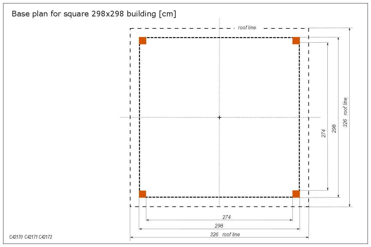 Jagram Cotswold Canopy 3.34m x 3.34m