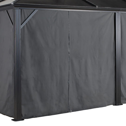 Curtains for Sojag Meridien Gazebo 3.7m x 4.9m