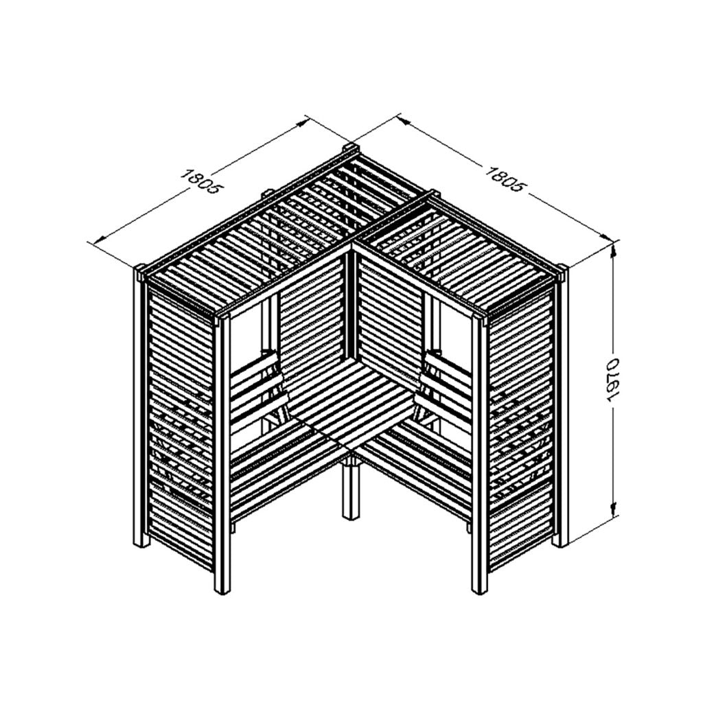 Forest Firenze Corner Arbour