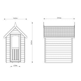 Redwood Lap Forest Retreat 6×4 Shed