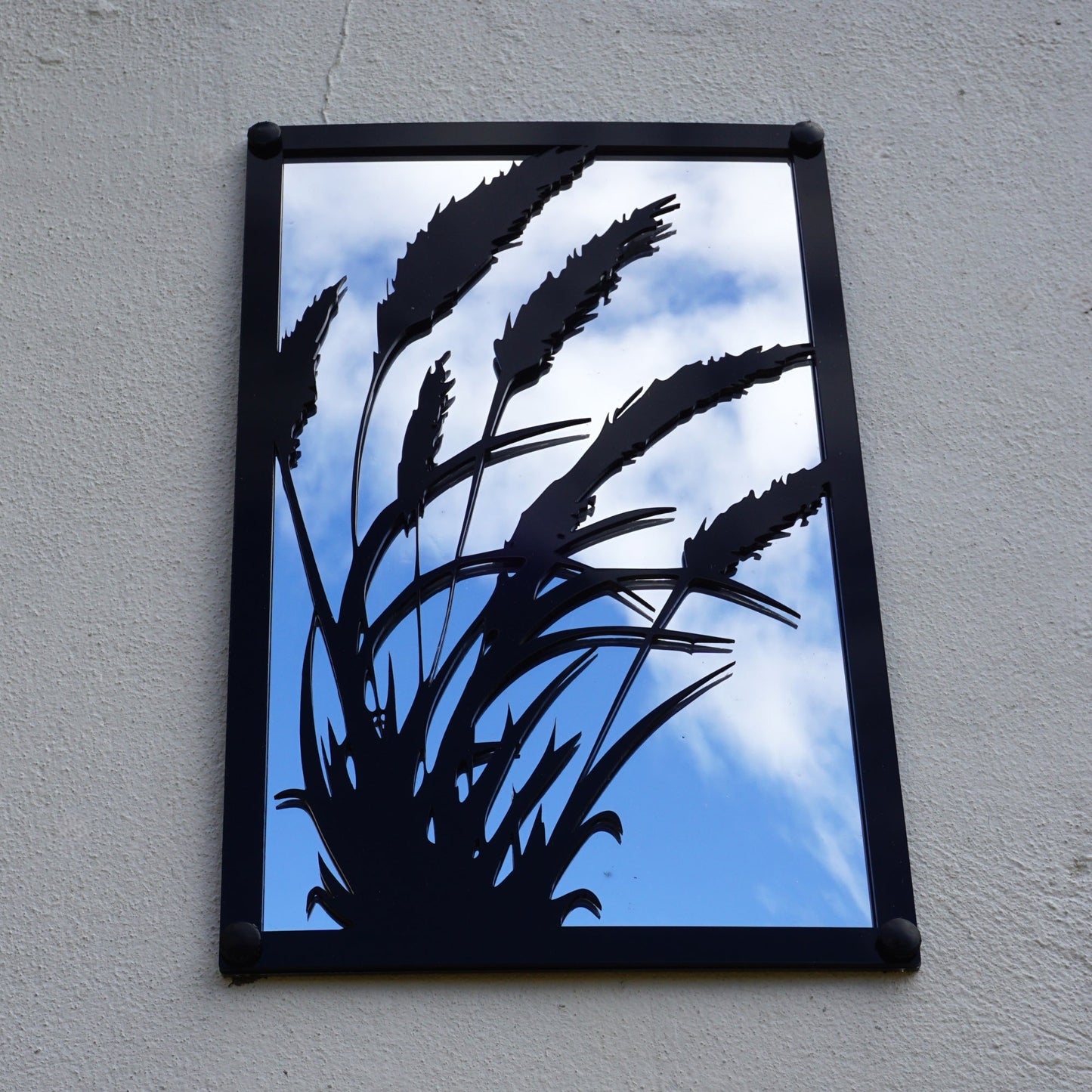 Grasses in the Wind, SunCatcher Garden Mirror Rectangular Design