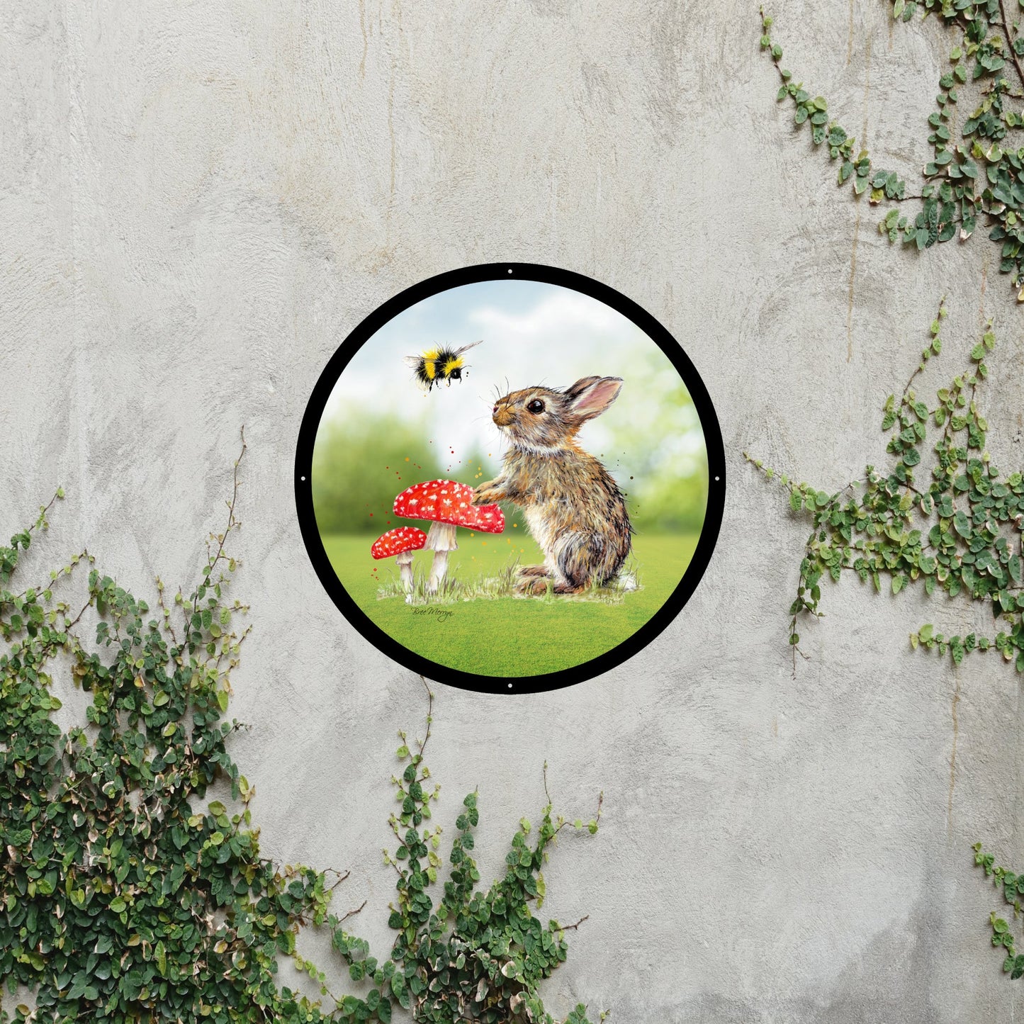 Bently and Bumble Garden Mirror