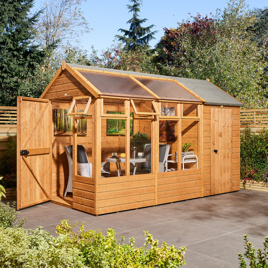 Rowlinson 12x6 Growhouse With Store - Taylors Garden Buildings (view 2)