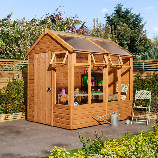 Rowlinson 8x6 Growhouse - Taylors Garden Buildings (view 2)