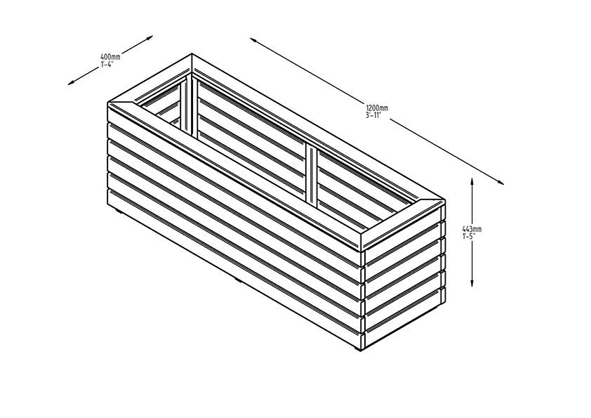 Linear Planter Long