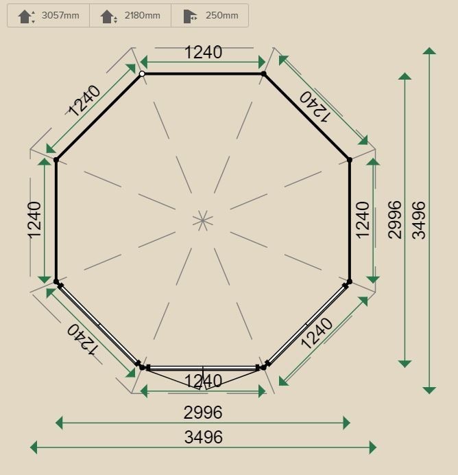 Lugarde Prima Avantgarde Summerhouse 3m