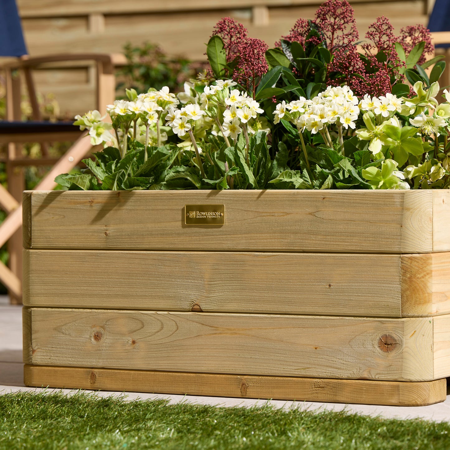 Rowlinson Marberry Rectangular Planter 0.7m