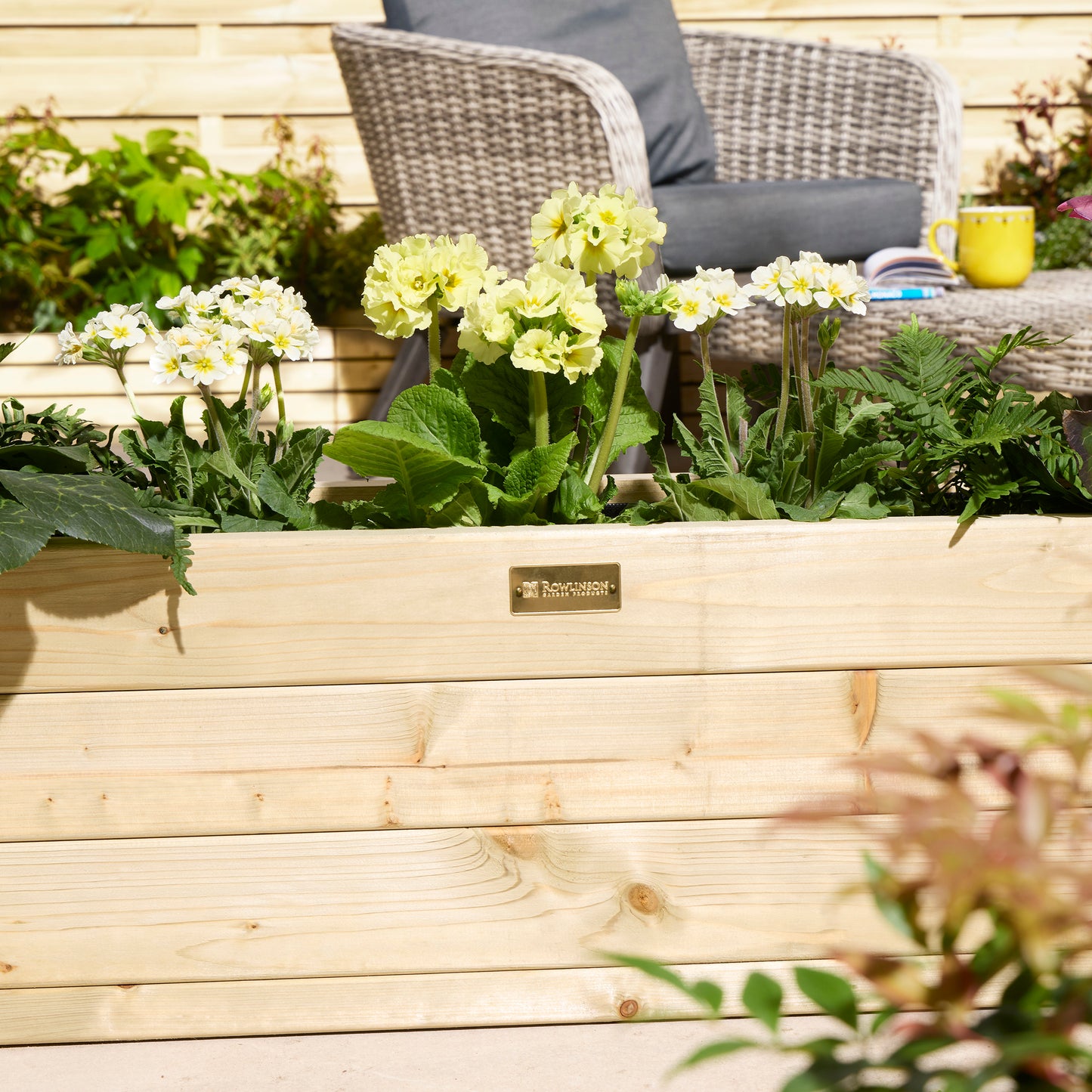 Rowlinson Marberry Trough Planter 1.8m