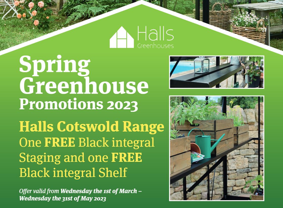 Halls Cotswold Blockley 814 Greenhouse