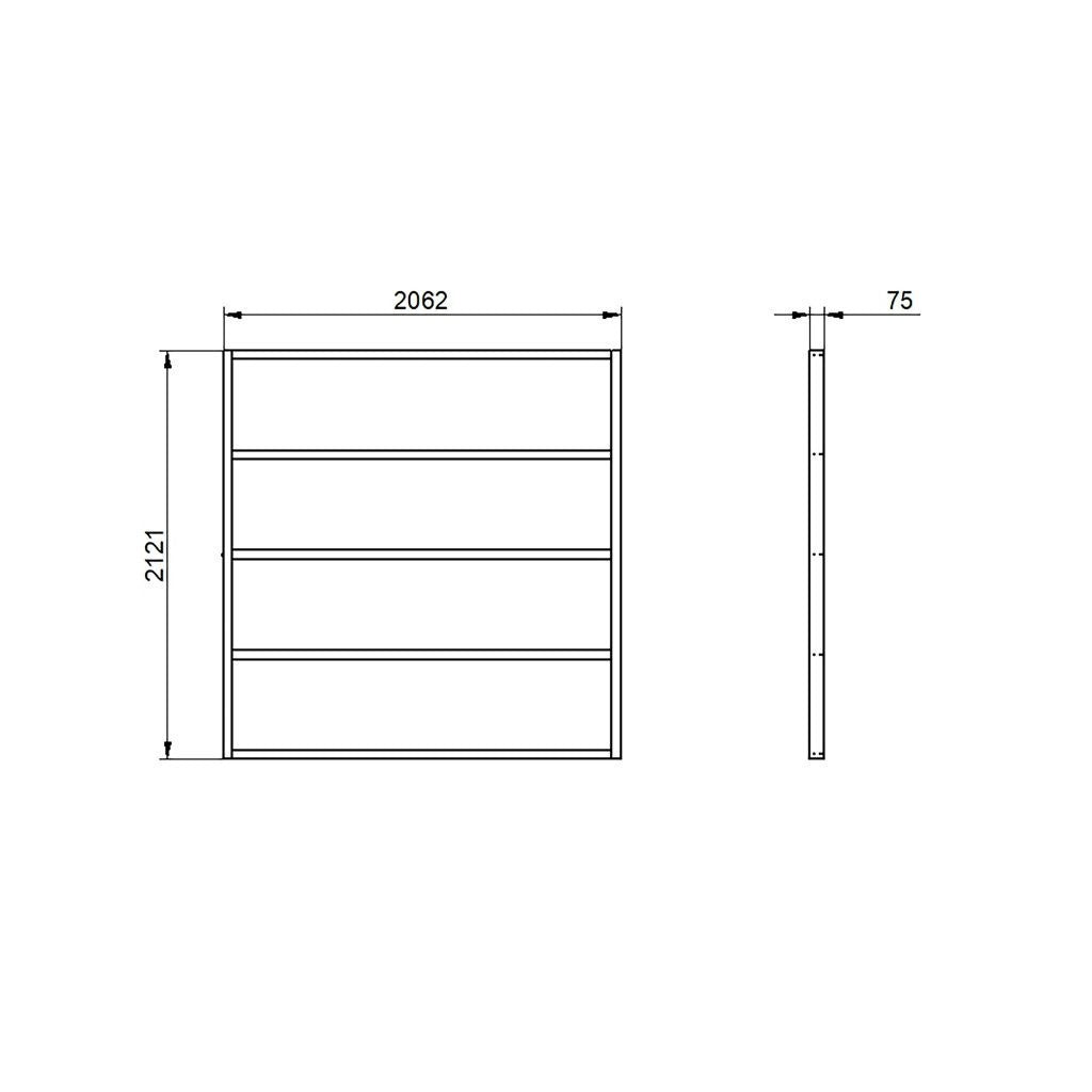 Overlap Pressure Treated 7×7 Apex Shed – Double Door