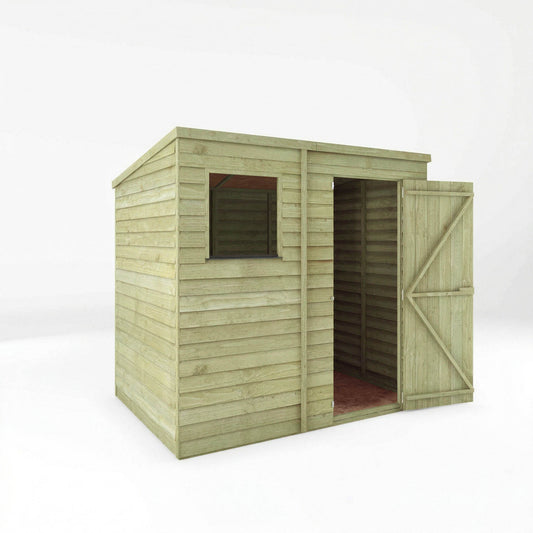 The Overlap Pent Shed 7'x5'