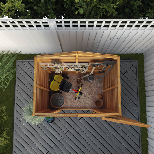 Overlap Apex Shed - Windowless 4'x3'