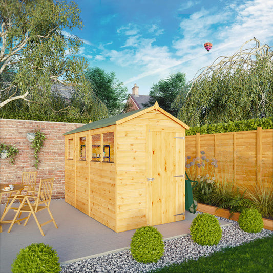 Mercia Dip Treated Shiplap Apex Shed 10'x5'