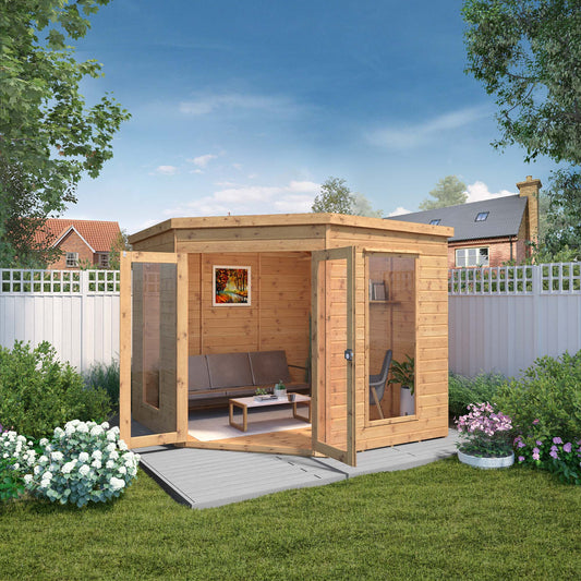 Premium Corner Summerhouse 8'x8'