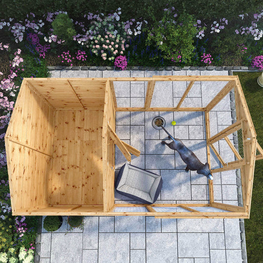 Mercia 10 x 6 Staffordshire Dog Kennel & Run