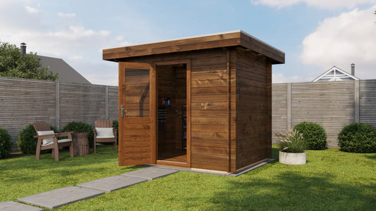 Lugarde Select - Thames Flat Roof Log Cabin 250x200cm