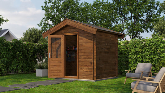 Lugarde Select - Hampshire Apex Roof Log Cabin 250x200cm