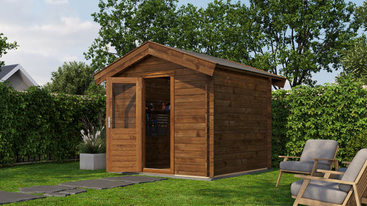 Lugarde Select - Canterbury Apex Roof Log Cabin 250x250cm