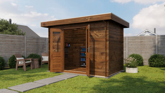 Lugarde Select - Penine Flat Roof Log Cabin 300x200cm