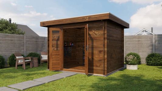 Lugarde Select - Dover Flat Roof Log Cabin 300x250cm
