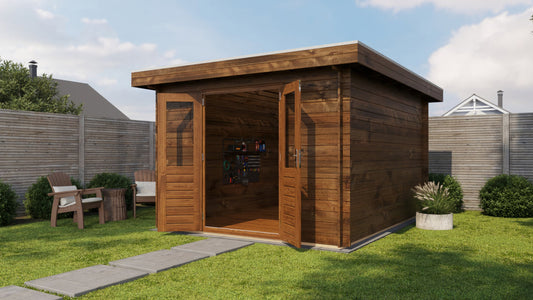 Lugarde Select - Cheshire Flat Roof Log Cabin 300x400cm