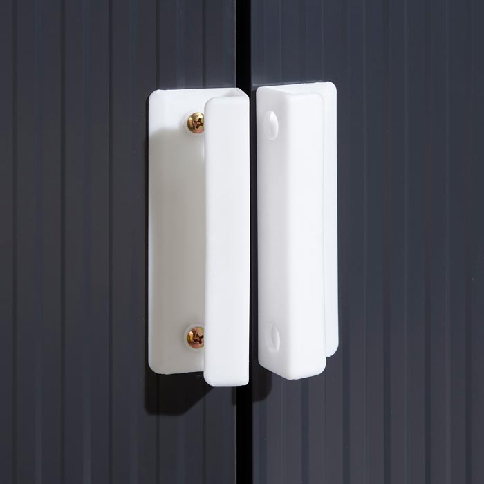 Rowlinson Trentvale Metal Pent Shed 8'x4' - Dark Grey