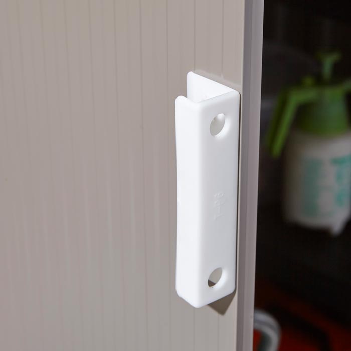 Rowlinson Trentvale Metal Pent Shed 8'x4' - Light Grey