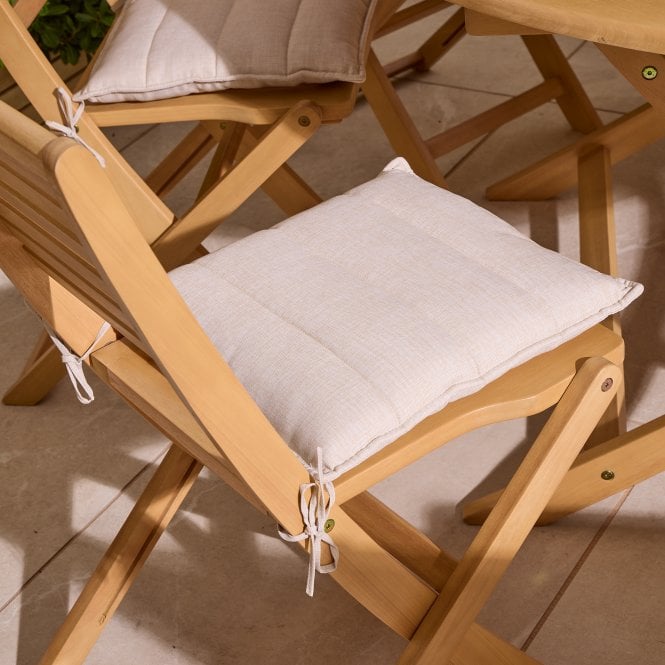 Ashdown Folding 8 Seat Round Dining Set With Cushions