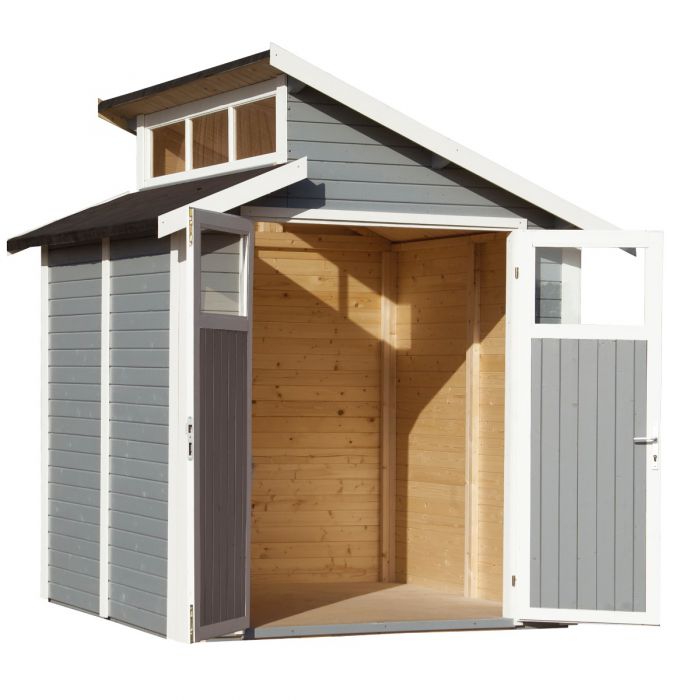 Rowlinson Skylight Shed light grey 7'x7'