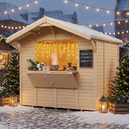 Bertilo Tongue & Groove Market Stall / Kiosk