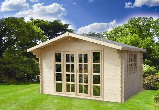 Brighton Log Cabin 4mx3m - 44mm