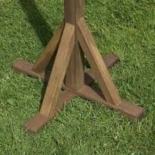 Rowlinson Lechlade Wooden Bird Table - Taylors Garden Buildings (view 2)