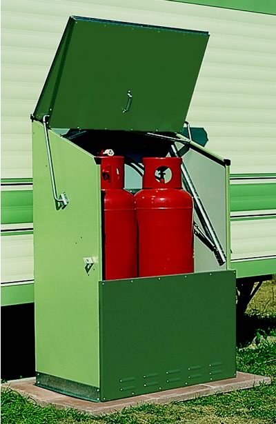 Senturion 247 Gas Cylinder Metal Storage Unit 3'8x2'3