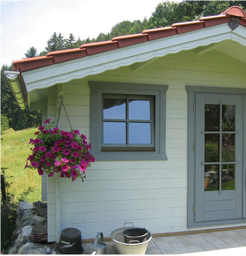 Rugersberg 44mm Log Cabin 3.8x3.8m Double Glazed