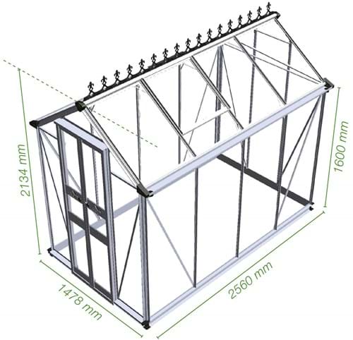 Halls Cotswold Birdlip 48 Greenhouse
