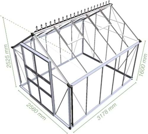 Halls Cotswold Blockley 810 Greenhouse