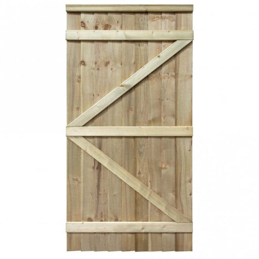 Rowlinson Featheredge Square Top Wooden Gate