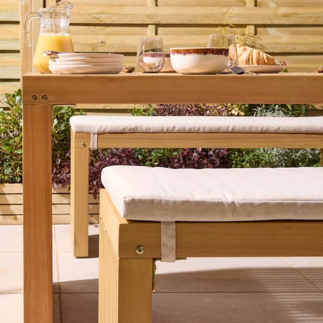 Kyoto 4 Seat Dining Set With Cushions