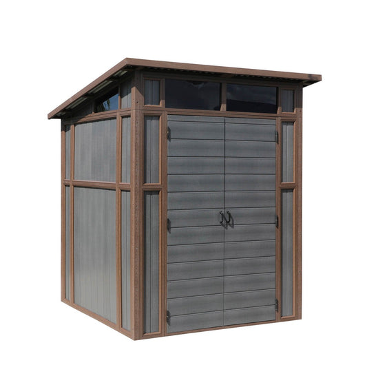 7 x 7 Premium Composite Pent Shed