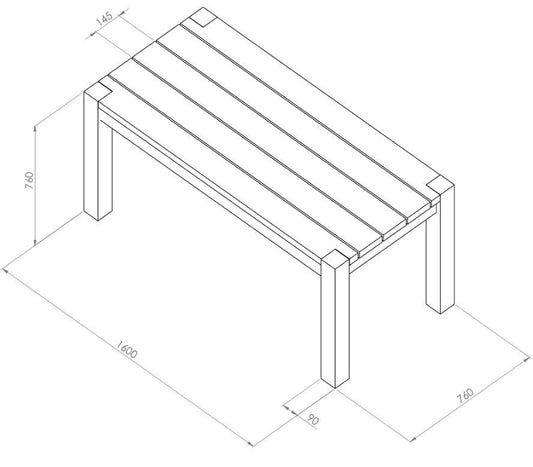 Philippa Dining Set - Taylors Garden Buildings (view 2)